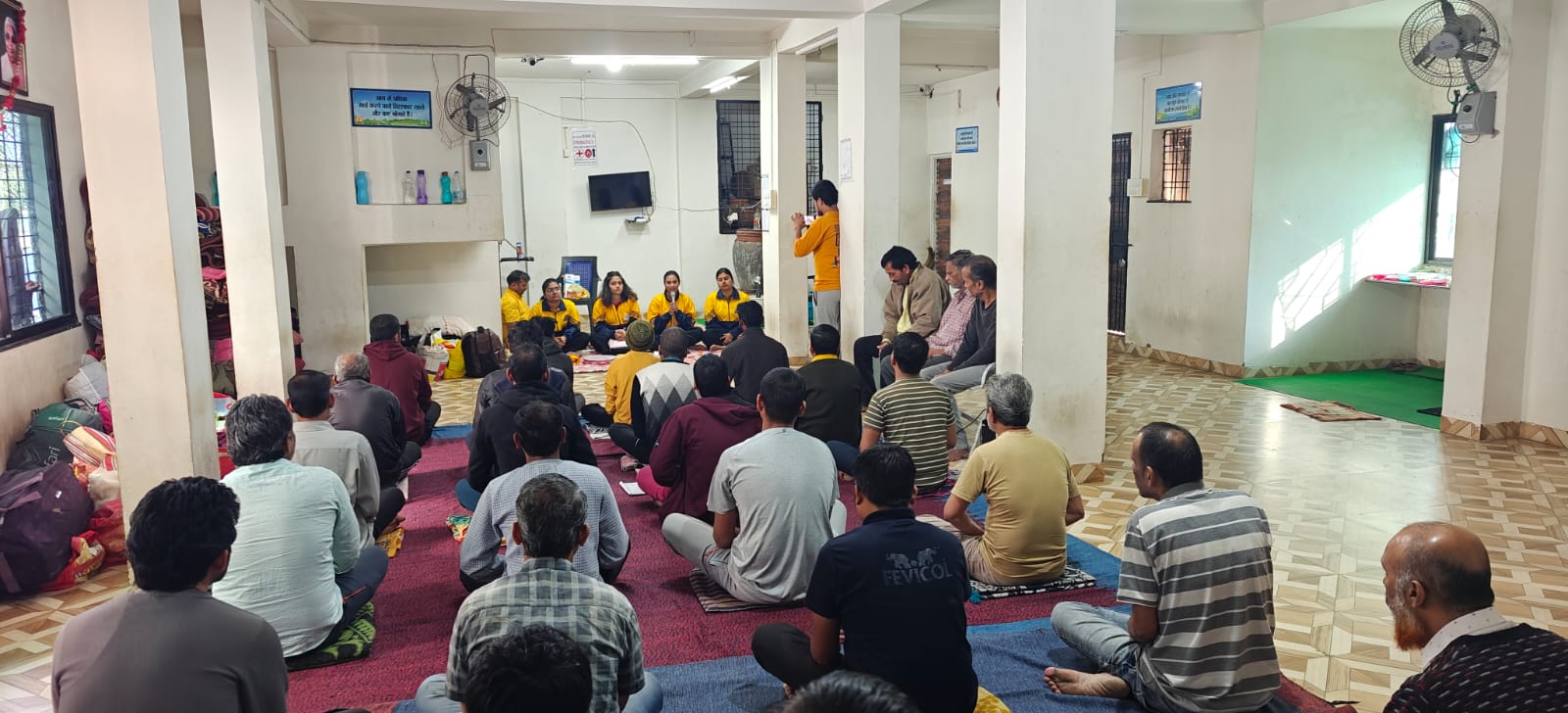 Group wellness session at Vyakti Nirman